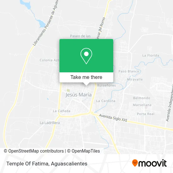 Temple Of Fatima map