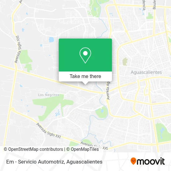 Em - Servicio Automotriz map