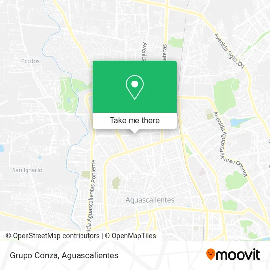 Grupo Conza map