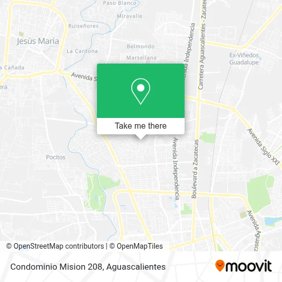 Condominio Mision 208 map