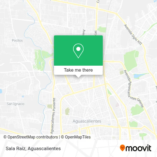 Sala Raíz map