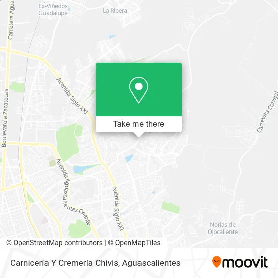 Carnicería Y Cremería Chivis map