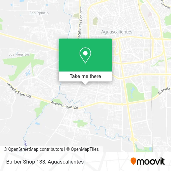 Barber Shop 133 map