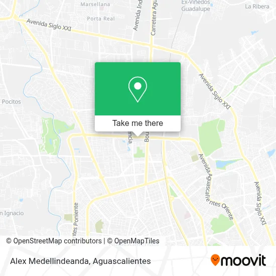Alex Medellindeanda map