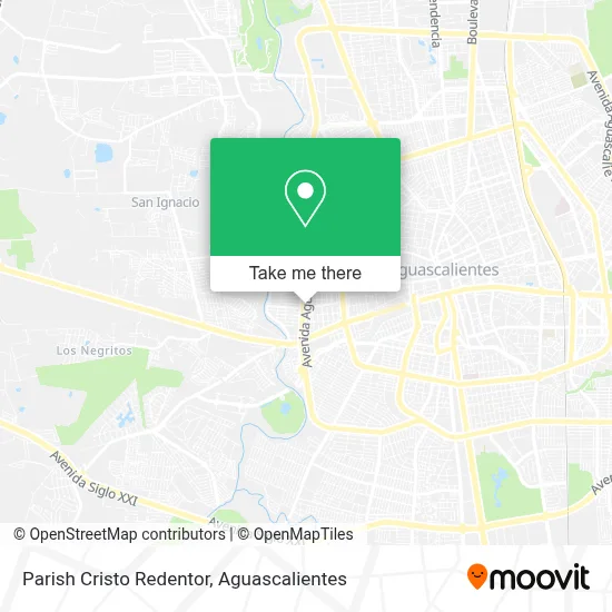 Parish Cristo Redentor map