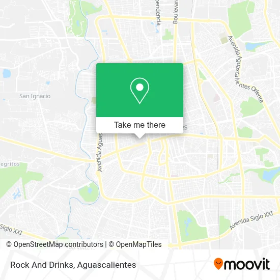 Rock And Drinks map