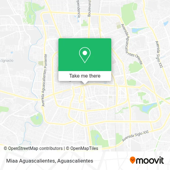 Miaa Aguascalientes map