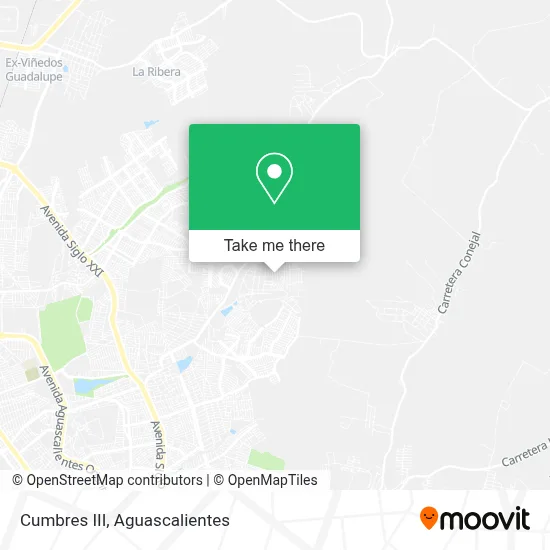Cumbres III map