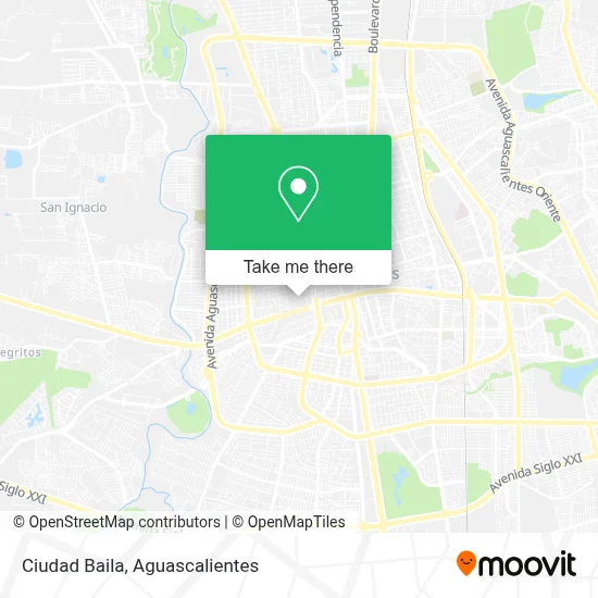 Ciudad Baila map