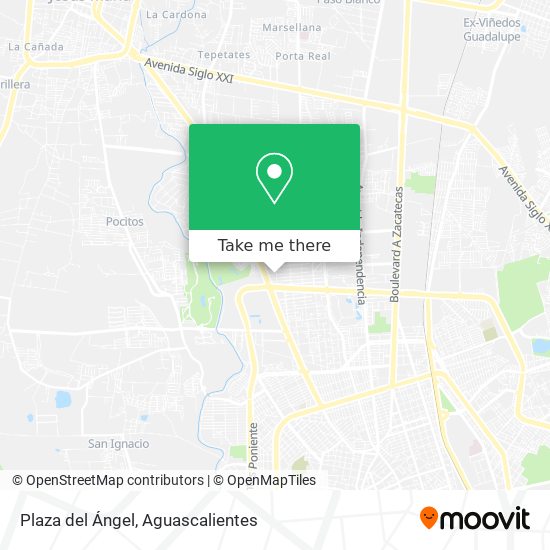 Plaza del Ángel map