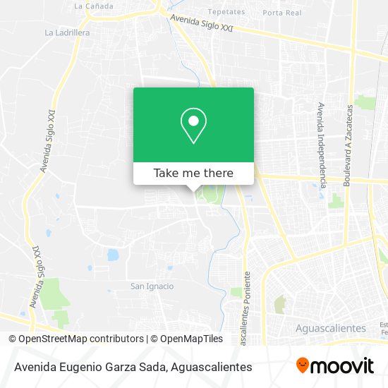 Mapa de Avenida Eugenio Garza Sada