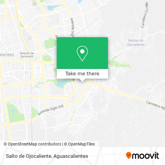 Salto de Ojocaliente map