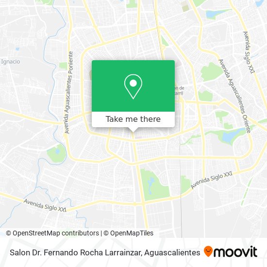 Mapa de Salon Dr. Fernando Rocha Larrainzar