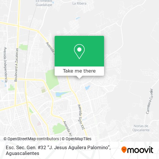 Esc. Sec. Gen. #32 “J. Jesus Aguilera Palomino” map