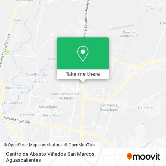 Centro de Abasto Viñedos San Marcos map