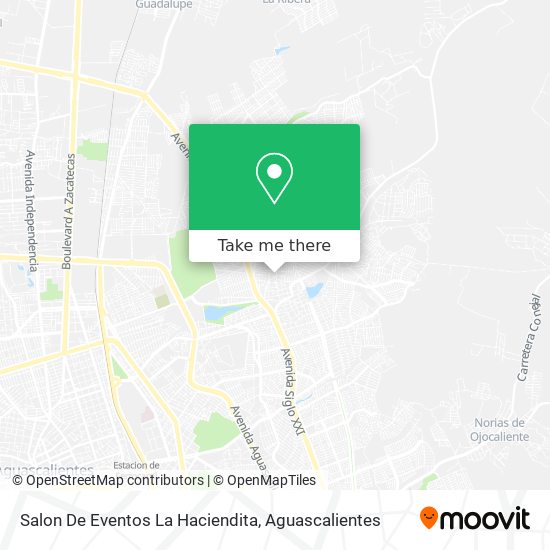 Mapa de Salon De Eventos La Haciendita