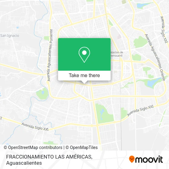 Mapa de FRACCIONAMIENTO LAS AMÉRICAS