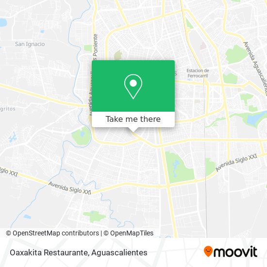 Oaxakita Restaurante map