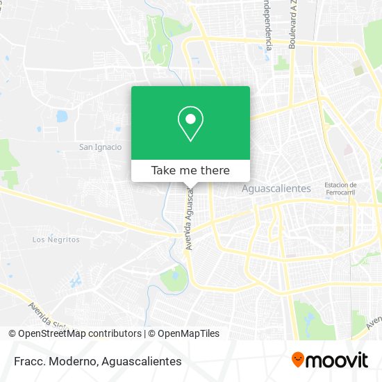 Mapa de Fracc. Moderno
