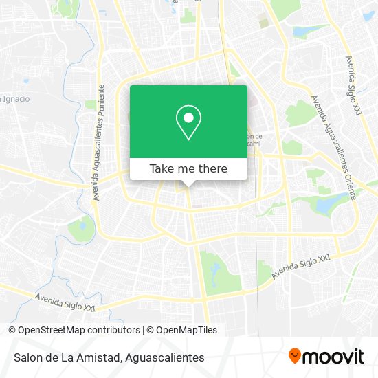 Mapa de Salon de La Amistad