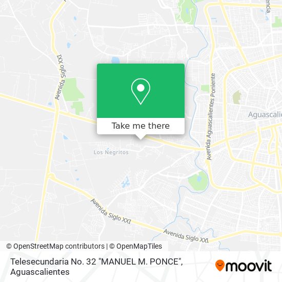 Telesecundaria No. 32 "MANUEL M. PONCE" map
