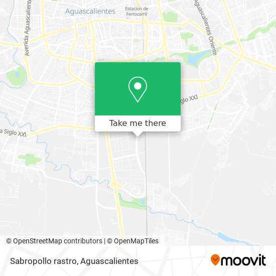 Mapa de Sabropollo rastro