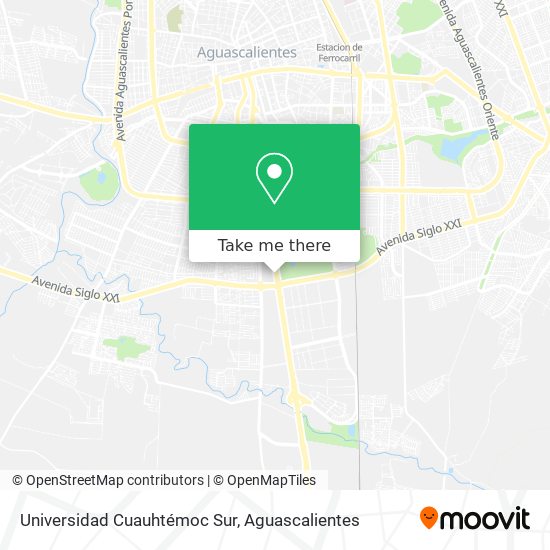 Universidad Cuauhtémoc Sur map