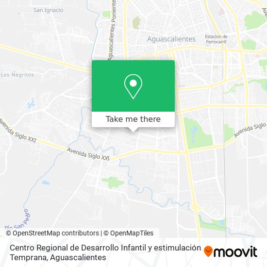 Centro Regional de Desarrollo Infantil y estimulación Temprana map