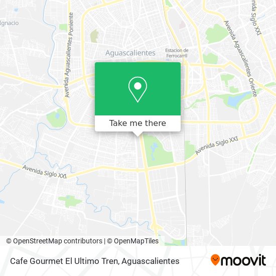 Cafe Gourmet El Ultimo Tren map
