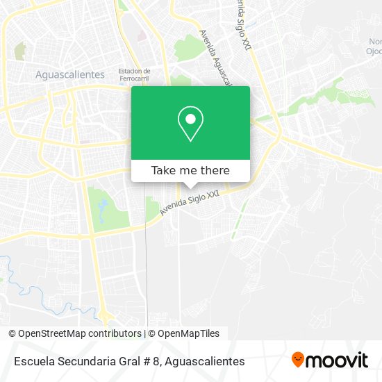 Escuela Secundaria Gral # 8 map