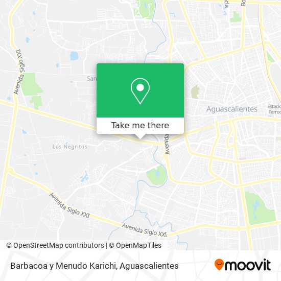 Barbacoa y Menudo Karichi map