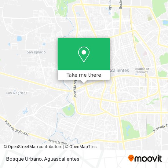 Mapa de Bosque Urbano