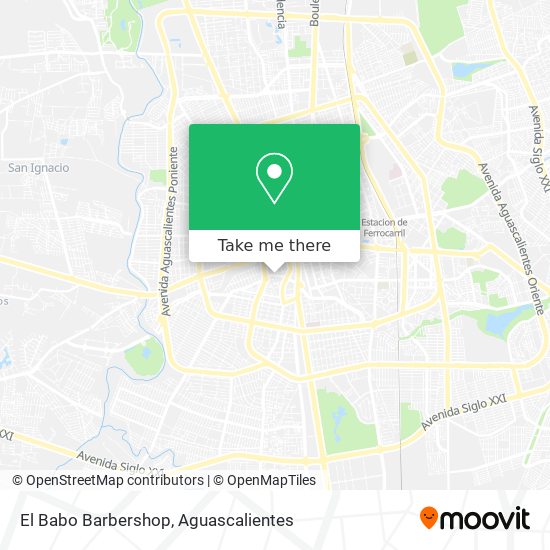 El Babo Barbershop map