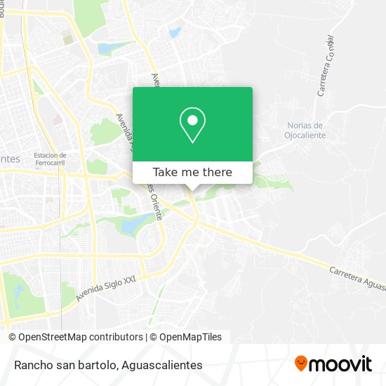 Rancho san bartolo map