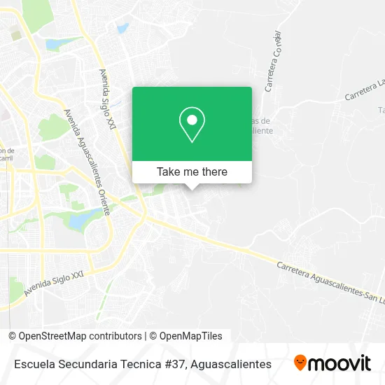 Escuela Secundaria Tecnica #37 map