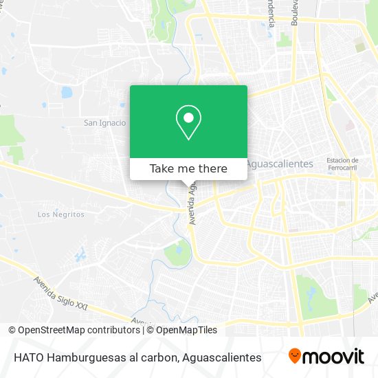 HATO Hamburguesas al carbon map