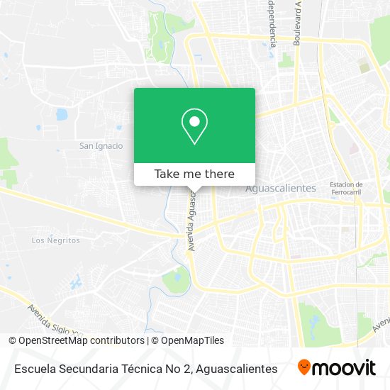 Escuela Secundaria Técnica No 2 map