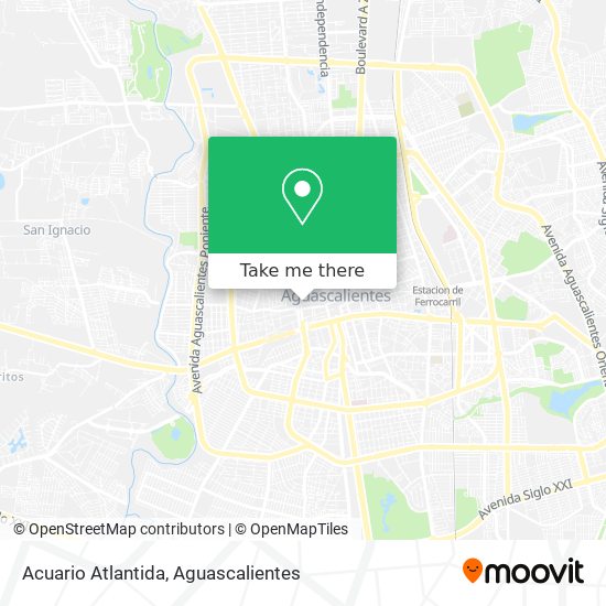 Mapa de Acuario Atlantida