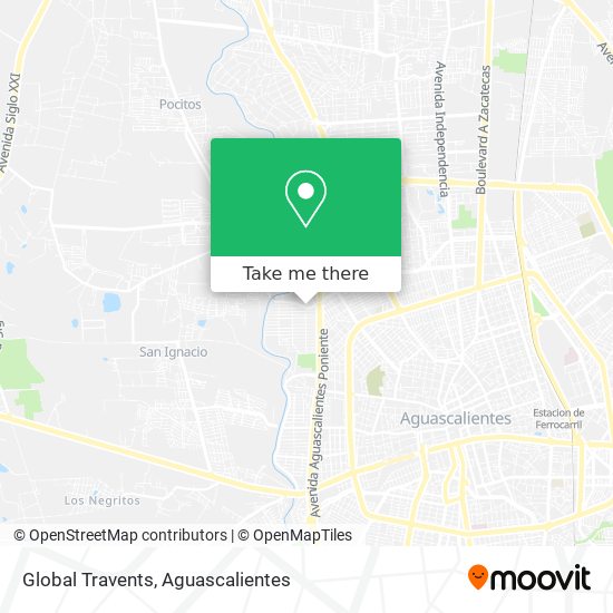Mapa de Global Travents