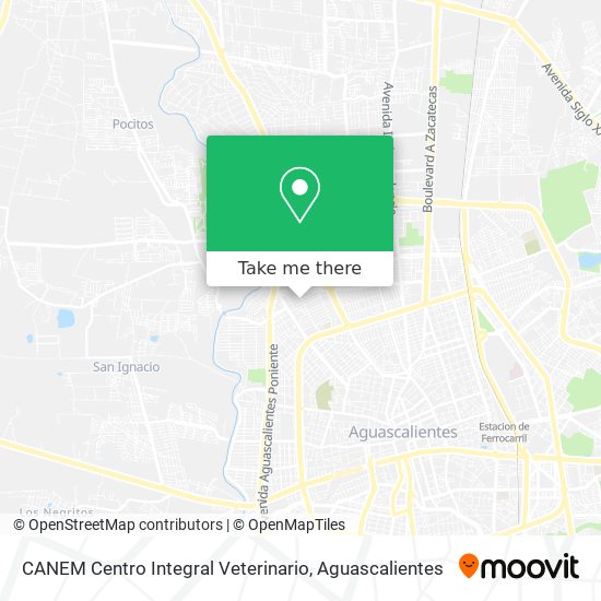 CANEM Centro Integral Veterinario map