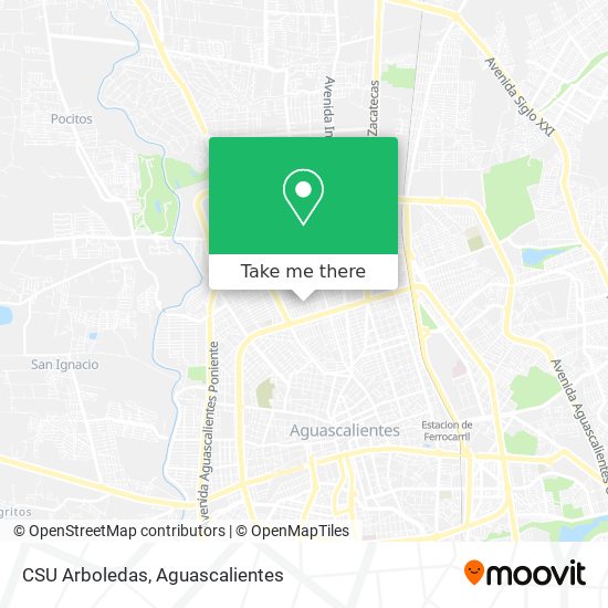 Mapa de CSU Arboledas