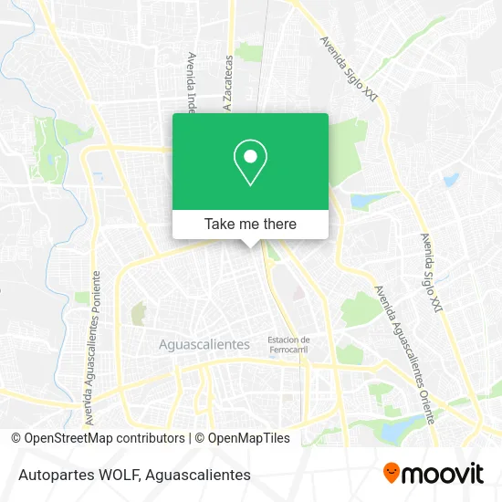 Mapa de Autopartes WOLF