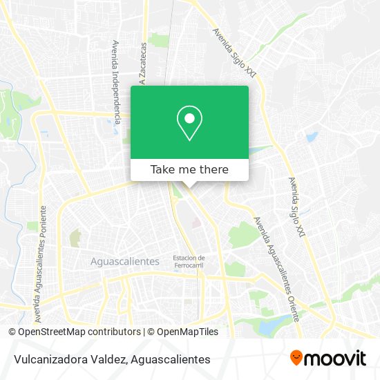 Mapa de Vulcanizadora Valdez