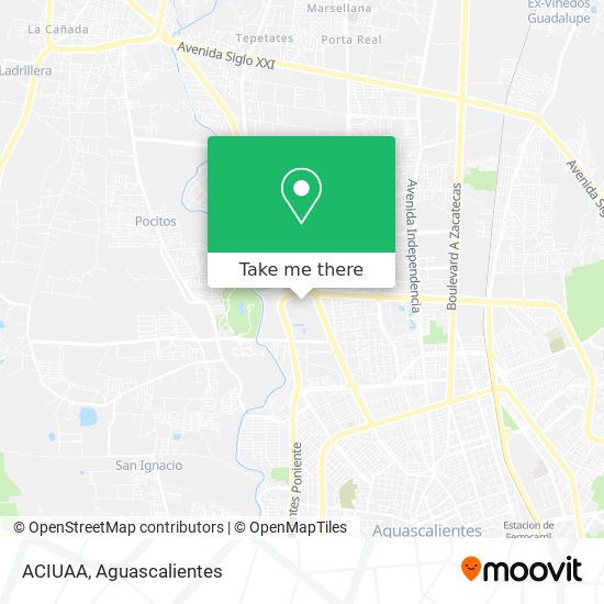 Mapa de ACIUAA