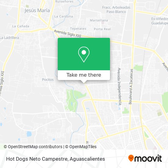 Hot Dogs Neto Campestre map