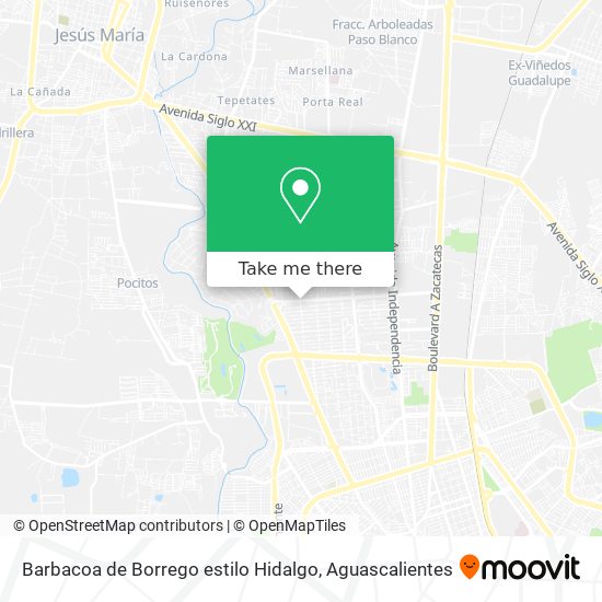 Barbacoa de Borrego estilo Hidalgo map