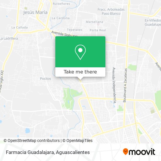 Farmacia Guadalajara map