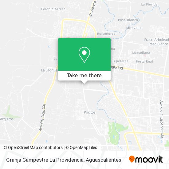 Granja Campestre La Providencia map