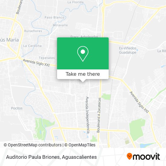 Auditorio Paula Briones map