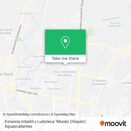 Estancia Infantil y Ludoteca "Mundo Chiquito" map